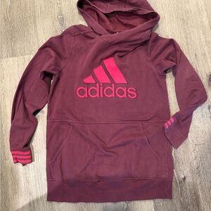 Adidas Maroon Pullover with Logo